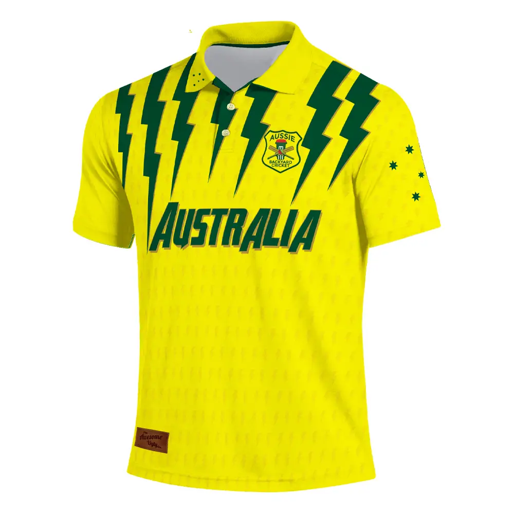 Aussie Backyard Cricket ‘Thunderstruck’ Shirt – Adult