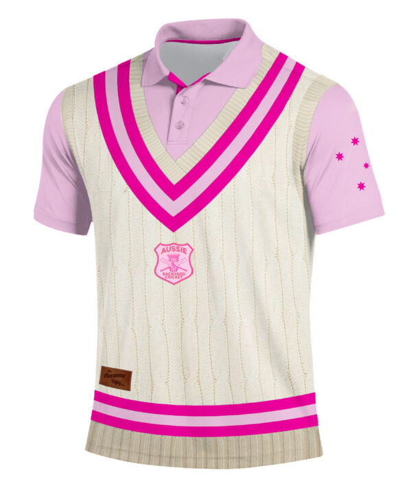 Aussie 'Pink' Backyard Cricket Shirt - Adult