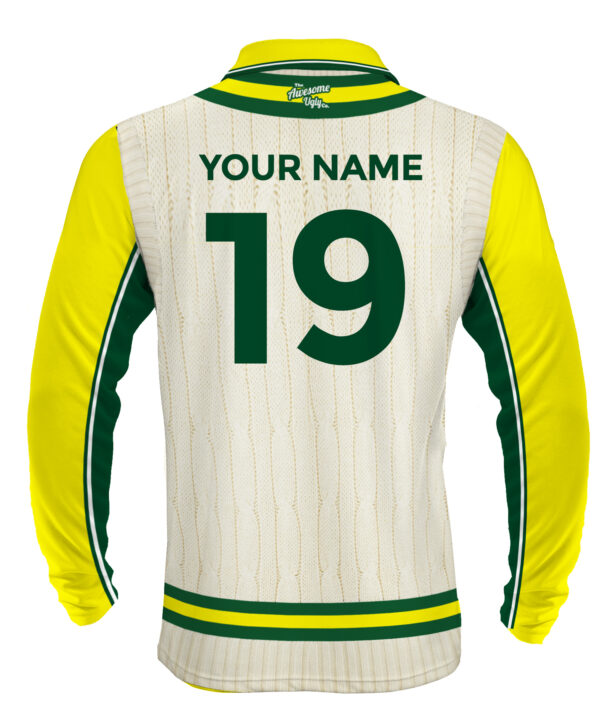 Alternative view of Aussie Backyard Cricket ‘Punter’ Long Sleeve Shirt – Adult