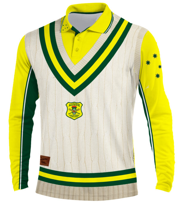 Aussie Backyard Cricket ‘Punter’ Long Sleeve Shirt – Adult