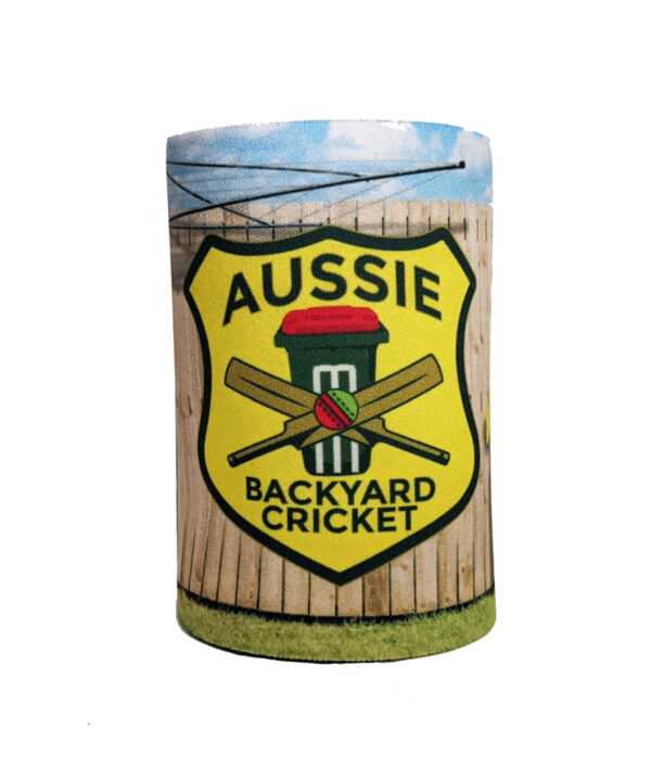 Aussie Backyard Cricket Stubby Cooler