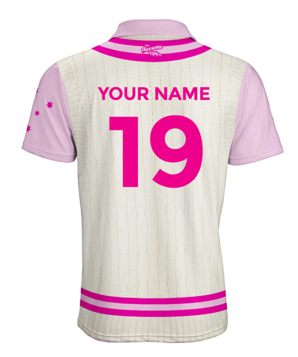Alternative view of Aussie 'Pink' Backyard Cricket Shirt - Adult