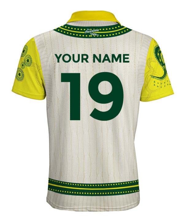 Alternative view of Aussie Backyard Cricket Indigenous Shirt - Adult