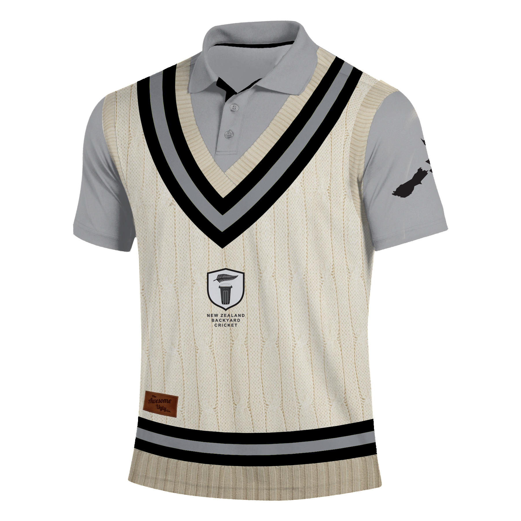 NZ Backyard Cricket Shirt - Adult