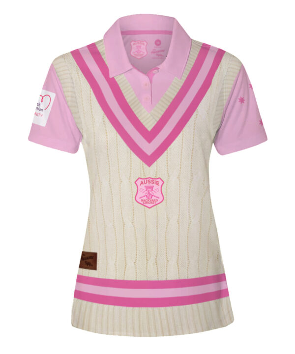Aussie 'Pink' Backyard Cricket Shirt - Womens
