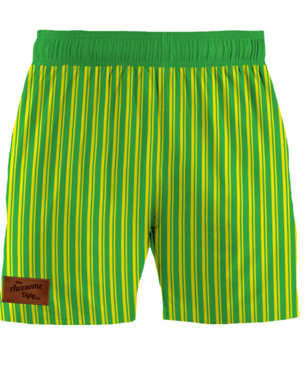 Aussie Backyard Cricket Stripe Shorts - Adult