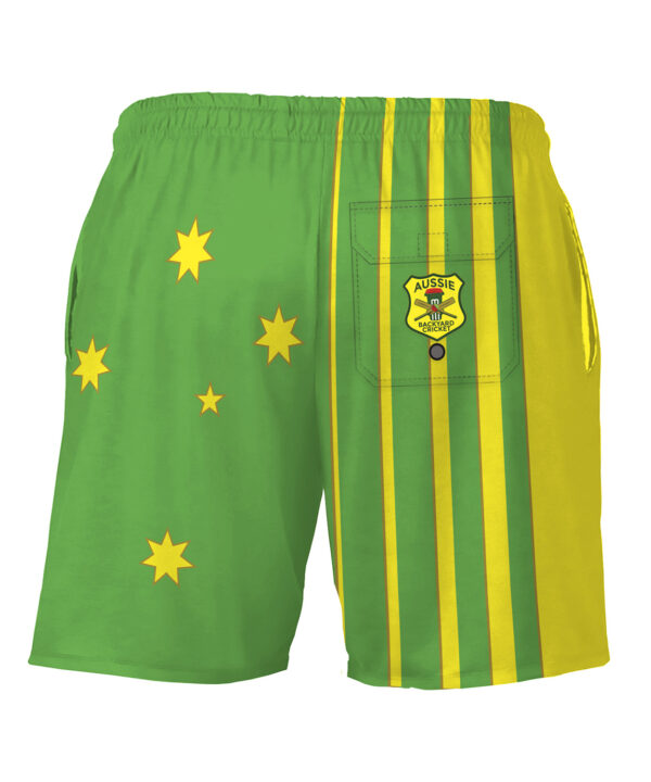 Alternative view of Aussie Backyard Cricket 'Rep' Shorts - Adult