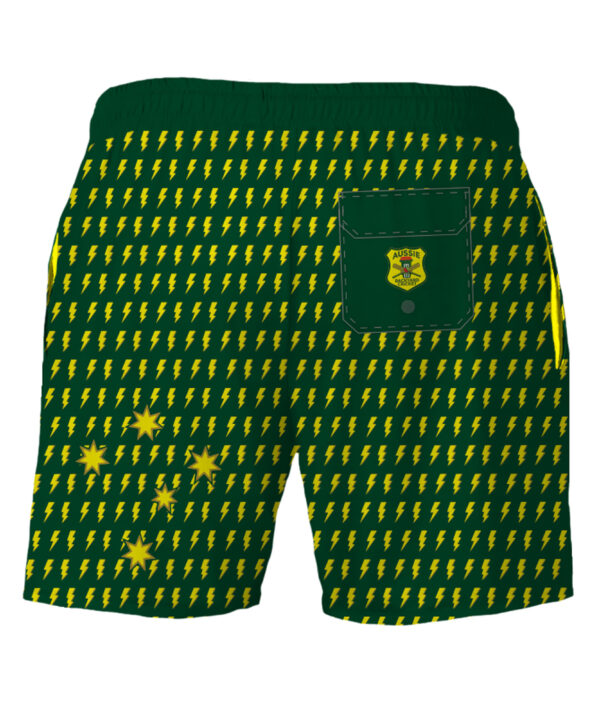 Alternative view of Aussie Backyard Cricket 'Thunderstruck' Shorts - Adult