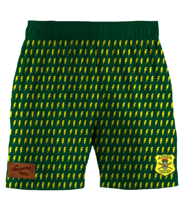 Aussie Backyard Cricket 'Thunderstruck' Shorts - Adult