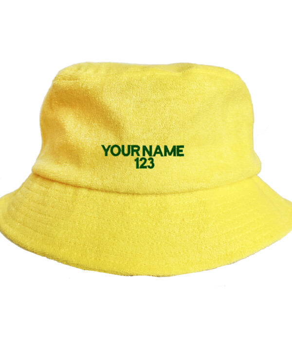 Alternative view of Aussie Backyard Cricket Yellow Towlie - Adult