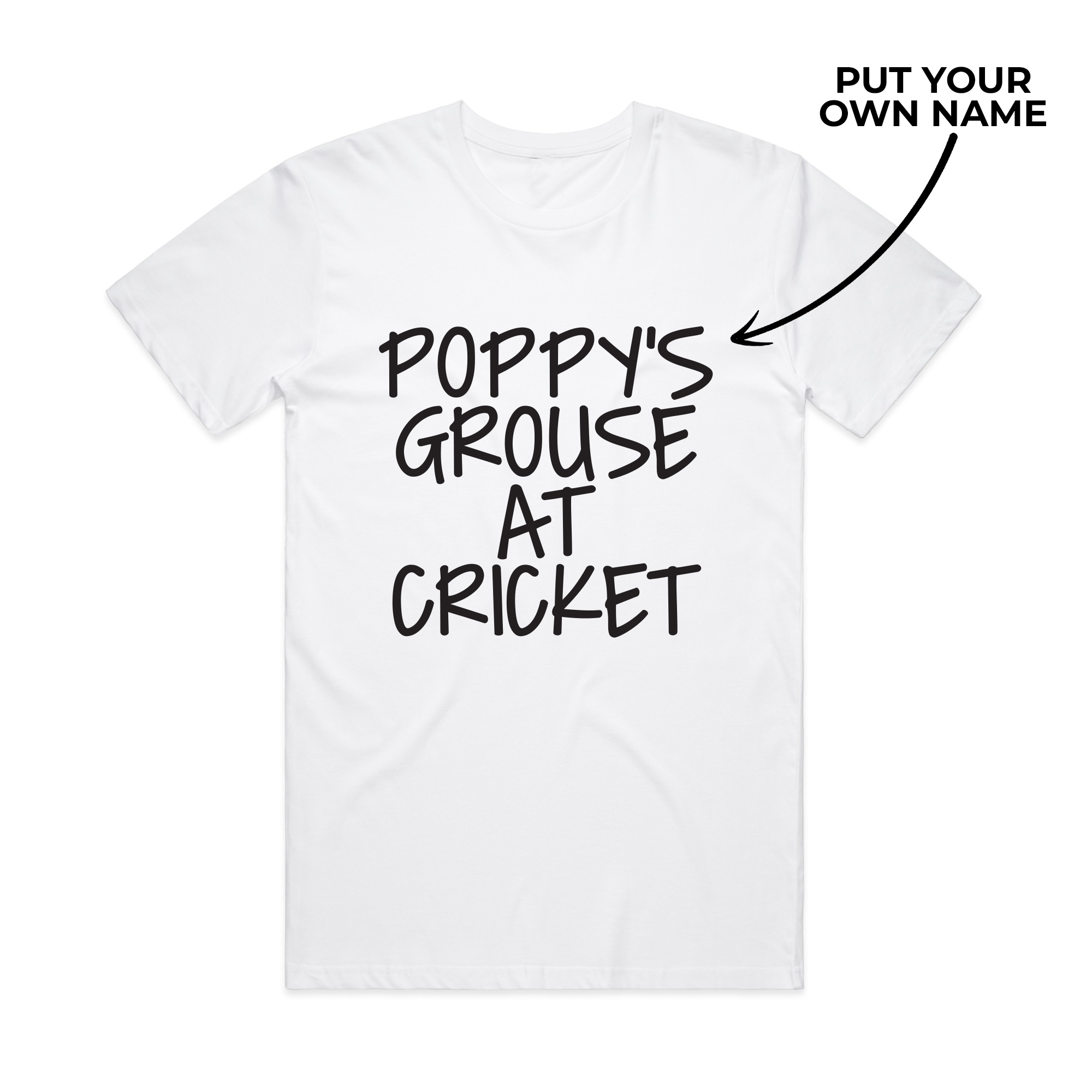 Grouse at Cricket T Shirt - Adult