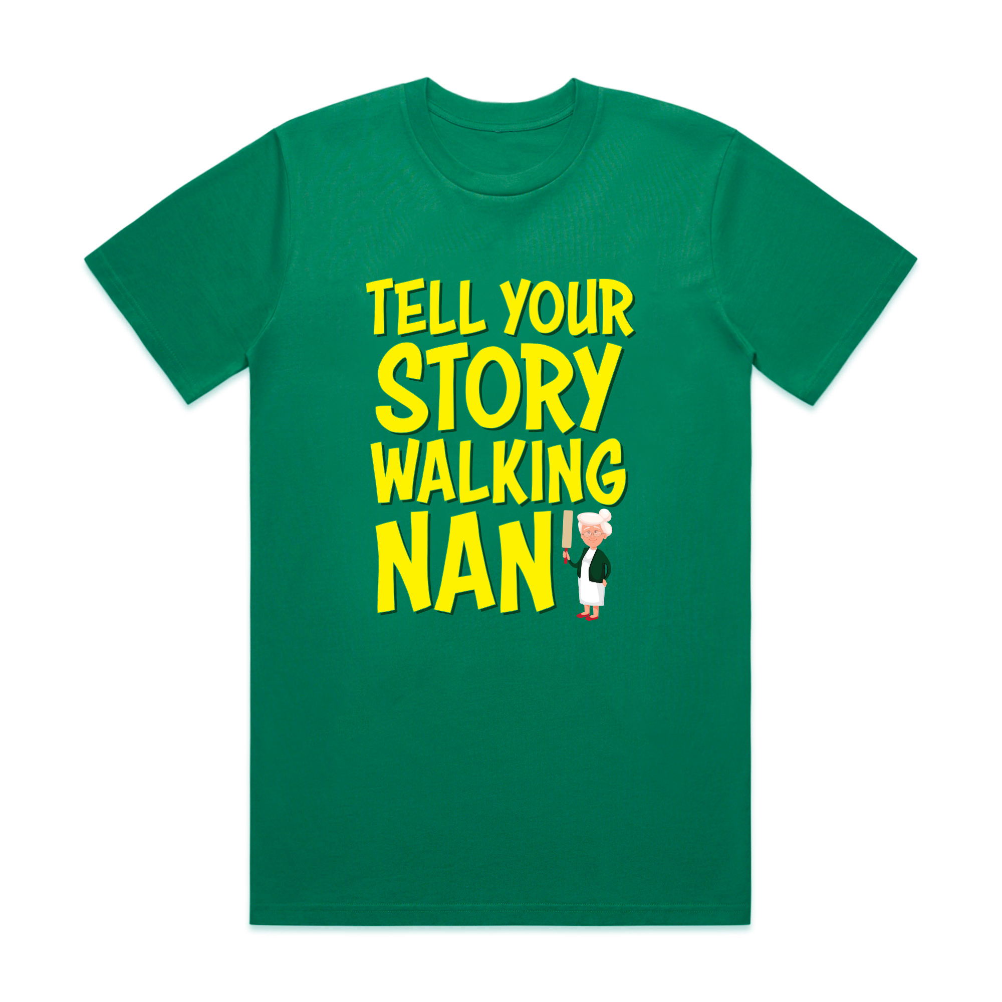 Tell Your Story Walking Nan T Shirt - Adult